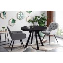 Стол обеденный SIGNAL DOMINGO черный мат/черный 100-250/100